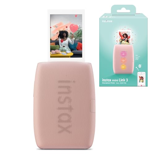 富士フイルム(FUJIFILM) チェキ スマホプリンター instax mini Link3 ローズピンク INS MINI LINK3 R pink 画像1