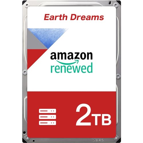 【整備済み品】 Earth Dreams内蔵 HDD 2TB 3.5インチ NAS丶パソコンPC丶サーバー対応 ハードディスク 保証1年 画像1