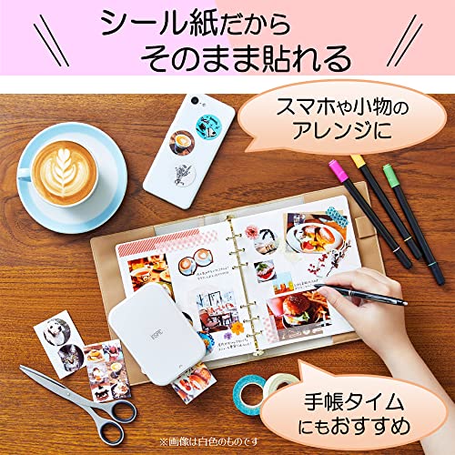 キヤノン Canon スマホ専用ミニフォトプリンター iNSPiC PV-223-PK 写真用 ピンク フルカラー インク不要 中間 画像