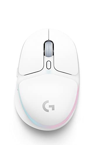 Logicool G ゲーミングマウス G705 ワイヤレス マウス LIGHTSPEED Bluetooth 2種類無線接続に対応 LIGHTSYNC RGB 85g 軽量 PC windows mac ホワイト G705WL 国内正規品 画像1