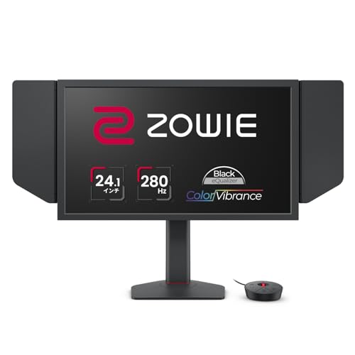 ベンキュージャパン BenQ ZOWIE ゲーミングモニター XL2540X+ 24.1インチ 280Hz フルHD/TNパネル/高速応答速度/Black eQualizer/Color Vibrance/HDMI/DP/ダークグレー/スピーカーなし/esports仕様/昇降/スウィーベル 1枚目 画像