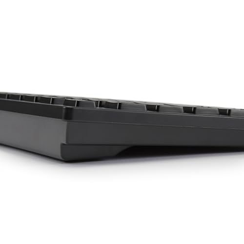 Amazonベーシック 有線キーボード 日本語配列 ブラック 中間 画像