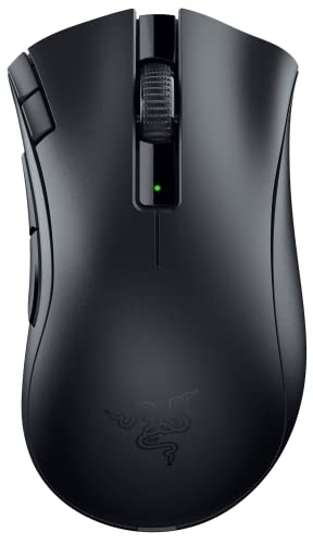 Razer DeathAdder V2 X HyperSpeed ゲーミングマウス 9ボタン 受賞歴を誇るエルゴノミクスデザイン HyperSpeed Wireless 最大 235 時間バッテリー持続 第 2 世代メカニカルマウススイッチ 14,000 DPI 5G オプティカルセンサー搭載 【日本正規代理店保証品】 RZ01-04130100-R3A1 画像1