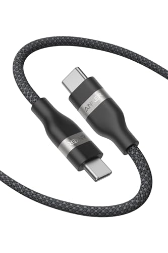 Anker USB-C & USB-C ケーブル (1.8m, 240W, 高耐久ナイロン) USB PD対応 MacBook Pro iPhone 16 / 15 Galaxy iPad Pro/Air MacBook Pro/Air 各種対応 ブラック 画像1