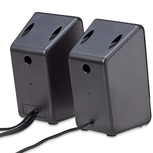 Amazonベーシック PC スピーカー USB電源 ブラック 中間 画像