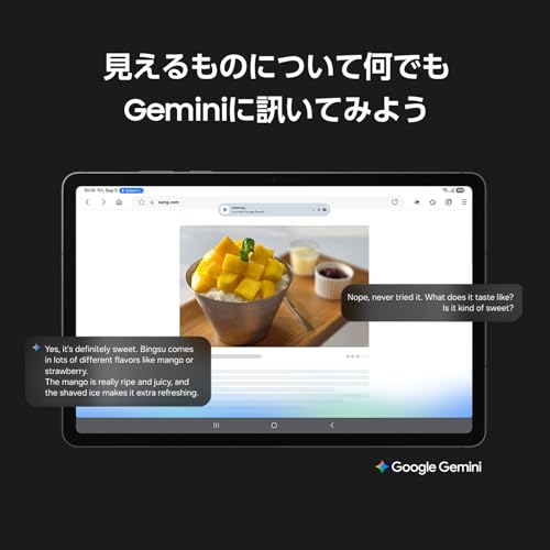 Samsung Galaxy Tab S11 256GB(Wi-Fi)|Galaxy AI対応|グレー|タブレット|Samsung純正 国内正規品|2025年発売|防水防塵|Sペン付き|11インチ|256GB(最大2TB拡張)|バッテリー8,400mAh|469g|Android|SM-X730NZAEXJP 中間 画像