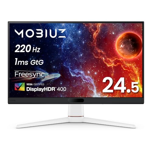 ベンキュージャパン BenQ MOBIUZ EX251 ゲーミングモニター(24.5インチ/Full HD/220Hz/1ms/HDR 400/スピーカー(2.5W×2)搭載/FreeSync/輝度自動調整(B.I.+ Gen2)搭載) 1枚目 画像