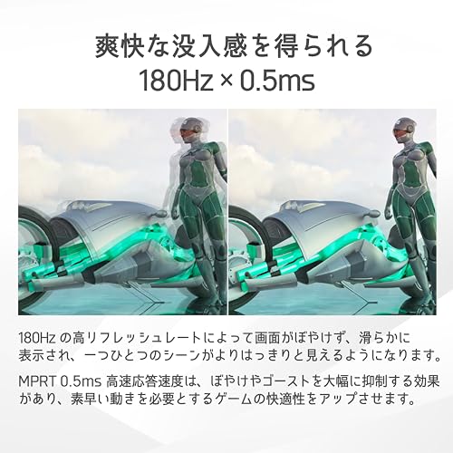 【Amazon.co.jp 限定】PHILIPS EVNIA ゲーミングモニター (27インチ/180Hz/フルHD/Fast IPS/超高速0.5ms/5年保証/AMD FreeSync及びG-Sync Compatible対応/FPS向け/HDR10/HDMI2.0×1、DP1.4×1 /フリッカーフリー/ブルーライト軽減/電源内蔵) 27M2N3200L/11 中間 画像