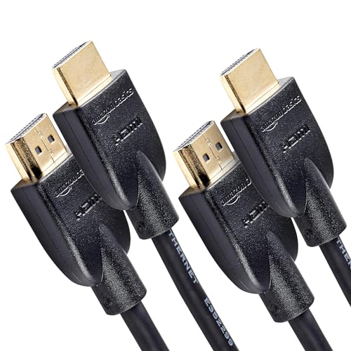 Amazonベーシック HDMI ケーブル ハイスピード 4K ARC対応 3.0m 2本セット(タイプAオス - タイプAオス)ブラック 画像1