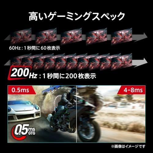 【Amazon.co.jp限定】MSI ゲーミングモニター MAG 274F 27インチ/フルHD/RAPID IPSパネル/200Hz/0.5ms（GTG、最小値）/HDMI 2.0b/DP1.2a/Adaptive-Sync/HDR/AIビジョン/メーカー3年保証 中間 画像