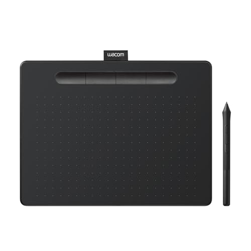 【ワコム直営店ストア限定モデル】Wacom Intuos Medium ベーシック CTL-6100/K2 ワコム ペンタブレット 板タブ お絵かきソフトウェア付き 黒 Androidにも対応の外観・全体像 画像