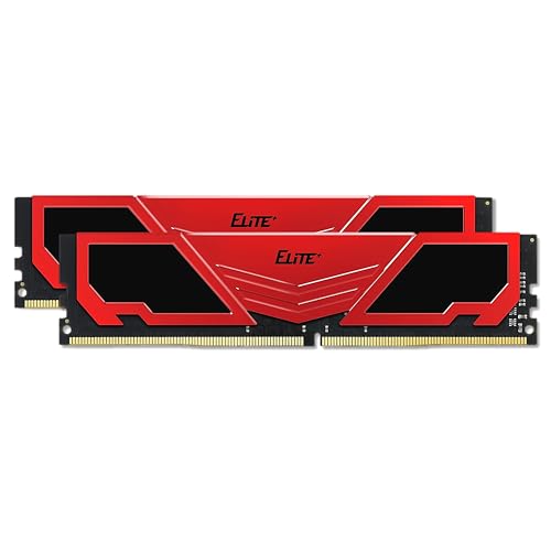 TEAMGROUP (旧称 Team) ELITE PLUS DDR4 3200MHz 16GB (8GBx2枚) PC4-25600 CL22 1.2V JEDEC準拠 デスクトップ用 メモリ【TEAMジャパン 国内正規品・メーカー無期限保証】TPRD416G3200HC22DC01 1