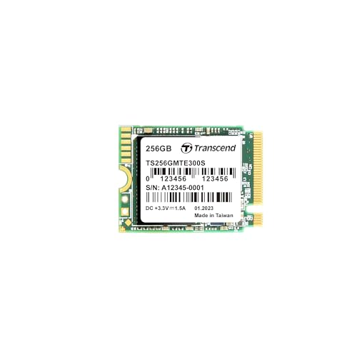 トランセンドジャパン トランセンド 256GB PCIe SSD M.2(2230) NVMe PCIe Gen3×4 M Key TS256GMTE300Sの外観・全体像 画像