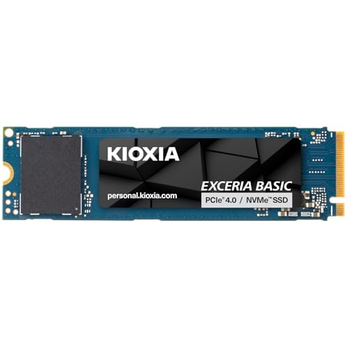 キオクシア KIOXIA 内蔵 SSD 1TB PCIe Gen4×4 NVMe 2.0d M.2 Type 2280 (最大読込:7,200MB/s) BiCS FLASH 5年保証 EXCERIA BASIC SSD-CK1.0N4B/N【国内正規代理店保証品】 画像1