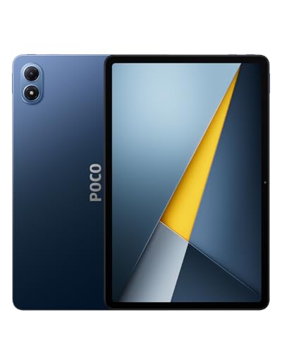 Xiaomi POCO Pad M1 タブレット 8GB+256GB 2.5K 120Hz 大型12.1インチディスプレ Dolby Atmos対応 12000mAh 大容量バッテリー リバース充電対応 Snapdragon 7s Gen 4チップ 2TBまで拡張 Wi-Fi Bluethooth 軽量 エンターテインメント会議 作業 適用 子供用にも 日本語版 ブルー 1枚目 画像