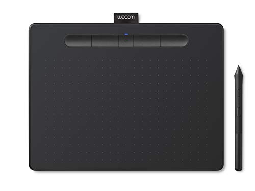 【Amazon.co.jp限定】 ワコム ペンタブレット Wacom Intuos Mediumワイヤレス クリスタ付き 黒 Androidにも対応 データ TCTL6100WL/K0 1枚目 画像