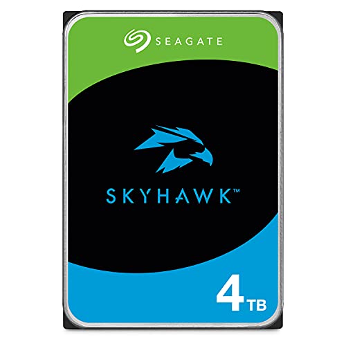 【Amazon.co.jp限定】Seagate SkyHawk 3.5インチ 【データ復旧 3年付】 4TB 内蔵 ハードディスク HDD CMR 3年保証 6Gb/s 256MB 5400rpm ネットワーク 監視 カメラ ビデオレコーダー ST4000VX016/EC 画像1