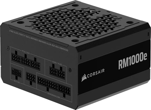 CORSAIR RM1000e 2025モデル PC電源ユニット 1000W PCIE 5.1 対応 80PLUS Gold認証 ATX 3.1 認証済 フルモジュラー 12V-2x6 ケーブル付属 CP-9020297-JP 1枚目 画像