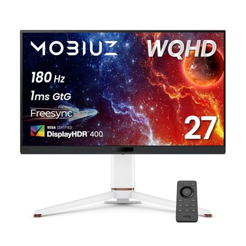 ベンキュージャパン BenQ MOBIUZ EX271Q ゲーミングモニター (27インチ/WQHD/180Hz/1ms/HDR 400/PixSoulエンジン搭載/ESS DAC搭載/FreeSync Premium/輝度自動調整(B.I.+ Gen2)搭載) 1枚目 画像