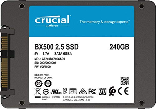 Crucial クルーシャル SSD 240GB BX500 SATA3 内蔵2.5インチ 7mm CT240BX500SSD1【3年保証】 [並行輸入品] 最後 画像
