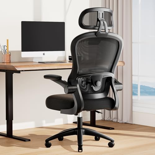 GXTRACE オフィスチェア デスクチェア 椅子 ゲーミングチェア ゲームチェア ブラック 腰サポート 跳ね上げ式アームレスト 3Dヘッドレスト 通気性メッシュ パソコンチェア ブラック 1