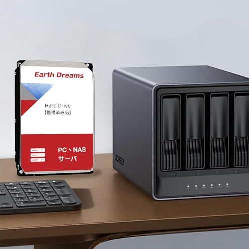 【整備済み品】 Earth Dreams内蔵 HDD 4TB 3.5インチ NAS丶パソコンPC丶サーバー対応 ハードディスク 保証1年の特徴・詳細 画像