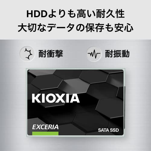 キオクシア KIOXIA 内蔵 SSD 960GB 2.5インチ 7mm SATA 国産BiCS FLASH TLC 搭載 3年保証 EXCERIA SSD-CK960S/N 【国内正規代理店品】 中間 画像