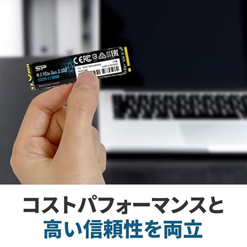 SP Silicon Power シリコンパワー SSD 512GB 3D NAND M.2 2280 PCIe3.0×4 NVMe1.3 P34A60シリーズ 5年保証 最後 画像