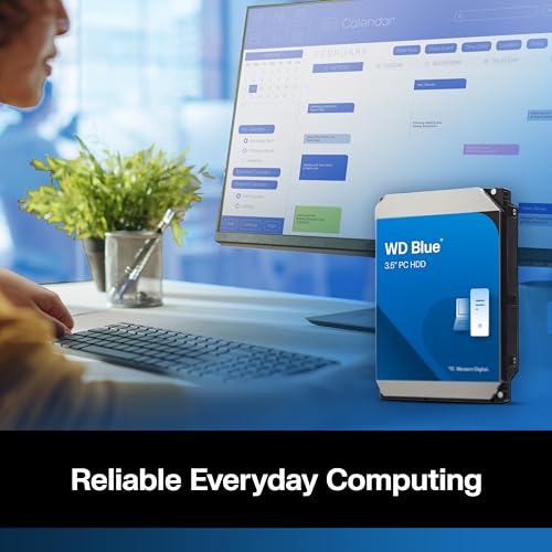 Western Digital 4TB WD Blue PC 内蔵ハードドライブ HDD - 5400 RPM、SATA 6 Gb/s、128 MBキャッシュ、3.5インチ - WD40EZZXの詳細・まとめ 画像