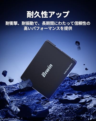 Biwin M100 512GB SSD 2.5インチ SATA III 高速550MB/s 内蔵SSD 高耐久 低消費電力 耐衝撃 PS4対応 メーカー3年保証の特徴・詳細 画像