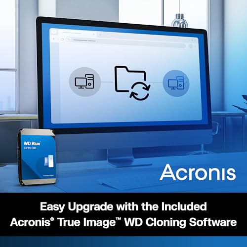 Western Digital 4TB WD Blue PC 内蔵ハードドライブ HDD - 5400 RPM、SATA 6 Gb/s、128 MBキャッシュ、3.5インチ - WD40EZZXの特徴・詳細 画像