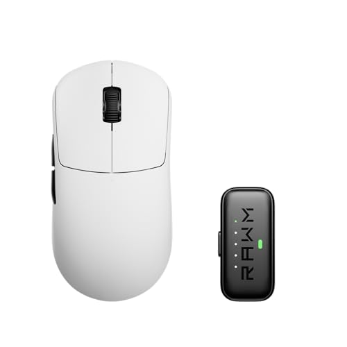 Leviathan V4 White ワイヤレスマウス ゲーミング 超軽量 PixArt 8,000Hzポーリングレート 大型マウスソール 日本正規代理店保証品 1