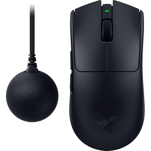 Razer レイザー Viper V4 Pro ゲーミングマウス 49g 超軽量 8,000Hzドングル同梱 ワイヤレス HyperSpeed Wireless 第3世代 Razer Focus Pro オプティカルセンサー 50,000DPI 第4世代 オプティカルマウススイッチ 180時間駆動 オプティカルスクロールホイール 6ボタン ヴァイパーブイフォー プロ 【日本正規代理店保証品】 1