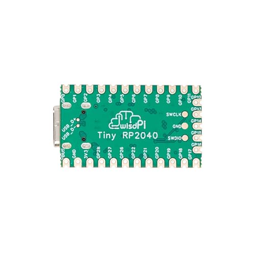 Wisd Pi Tiny RP2040 | Raspberry Pi RP2040チップをベースにした小さなMCUボード デュアルコアアームCortex M0+プロセッサー 最大133MHz オンボード4MBフラッシュ RGB LED USB-Cコネクタ C/C++ MicroPython対応の特徴・詳細 画像