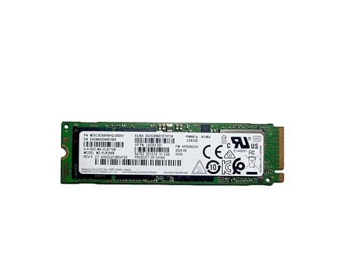 【整備済み品】Samsung SSD PM981a MZVLB256HBJQ 256GB NVMe M.2 2280 PCIe Gen3x4 読込最大3500MB/s 書込最大2900MB/s 内蔵SSD(970 EVO Plus OEM/バルク)の外観・全体像 画像
