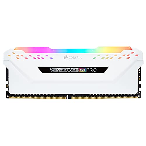 Corsair DDR4-3200MHz デスクトップPC用 メモリ VENGANCE RGBシリーズ 32GB [16GB×2枚] ホワイトCMW32GX4M2E3200C16Wの特徴・詳細 画像