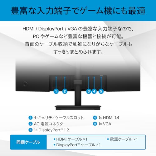 HP モニター Series 3 Pro 324ph 23.8インチ フルHD IPSパネル 非光沢 HDMI DisplayPort VGA VESA対応 ブルーライト軽減 角度・高さ調整 ・スピーカー内蔵 (型番：B0BU9UT-AAAA)の特徴・詳細 画像