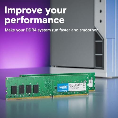 Crucial デスクトップ用増設メモリ 32GB(16GBx2枚) DDR4 3200MT/s(PC4-25600) CL22 UDIMM 288pin CT2K16G4DFRA32Aの特徴・詳細 画像