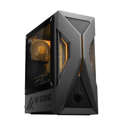 ASUS ゲーミングデスクトップPC TUF Gaming TM500 TM500MH GeForce RTX 5060 AMD Ryzen 7 260 メモリ16GB SSD1TB Windows11 空冷CPUクーラー 動画編集 重量 5.9kg ソーラーエクリプスグレー TM500MH-R716G1TB5060 1