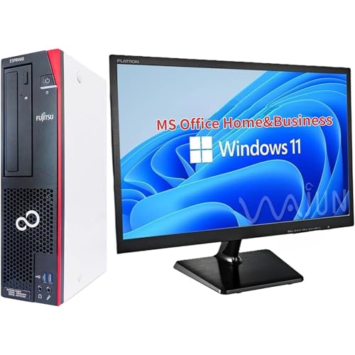 【整備済み品】富士通 デスクトップPC D586/20型液晶セット/第6世代 i5-6400/Win11 Pro/MS Office H&B 2019/wajunのwifi/Bluetooth/DVD/8GB/256GB SSDの詳細・まとめ 画像