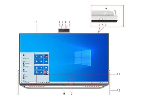 (整備済み品)多機能一体型パソコン 4辺狭額フレーム FMV ESPRIMO FH56 第7世代 Core i3-7100U メモリ8GB SSD128GB+HDD1TB 23.8型1080p FHD 昇降式カメラ搭載 MS Office 2019 Windows 11の詳細・まとめ 画像