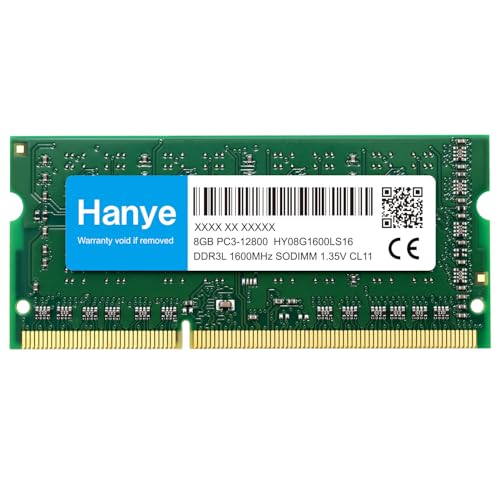 ノートPC用メモリ DDR3L-1600 PC3-12800 8GB SODIMM Hanye【国内正規品】 1