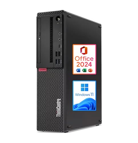 【Win11、MS Office 2024搭載】 / Lenovo ThinkCentre デスクトップPC/CPU:第8世代Core i5 / メモリ:16GB / SSD:512GB / DVDドライブ/USB Type-C、DisplayPort / 4K対応 / 有線キーボード・マウスセット付属/PC King (整備済み品) 1