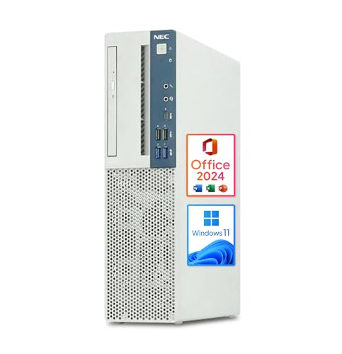 【Win11、MS Office 2024搭載】 / NEC Mate デスクトップPC/CPU:第8世代Core i3 / メモリ:8GB / SSD:256GB / USB Type-C、DisplayPort / 4K対応 / 有線キーボード・マウスセット付属/PC King(整備済み品) 1