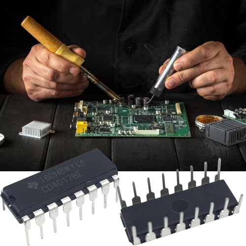 CD4017 ディケイド カウンタ - スルーホール DIP16 チップ、パルス出力エレクトロニクス モジュール | CD4017シーケンシャル制御回路基板 趣味のエンジニアリング 学生デザイナー プロジェクト アプリケーションの詳細・まとめ 画像