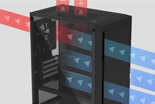 PC-TECH ゲーミングデスクトップパソコン最新 Ryzen 7 5700X / RTX 5060 / メモリー32GB / 高速&大容量 M.2 NvMe SSD 1TB / WiFi 無線LAN + Bluetooth対応 / B550M / Windows 11 Proの特徴・詳細 画像