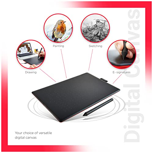 ワコム ペンタブ One by Wacom Medium Chromebook 対応 ペン入力専用モデル Mサイズ 板タブ CTL-672/K0-C ワコム直営店限定モデルの詳細・まとめ 画像