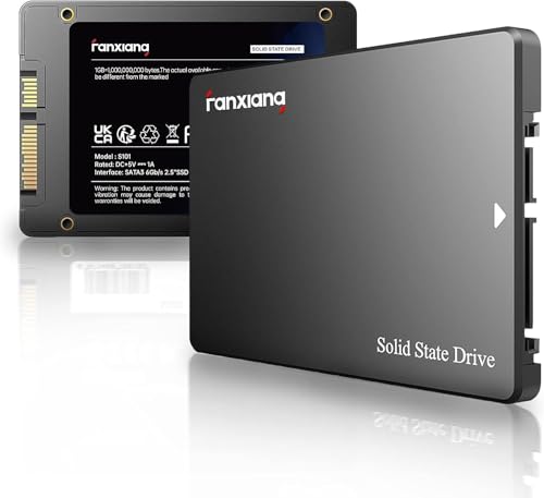 fanxiang SSD 500GB SATA 【耐久性を誇るTCL】2.5インチ 内蔵SSD 7mm 3D NAND TLC採用 SATAⅢ 6Gb/s SSD PS4動作確認済 PC 耐久性 ノートパソコン/デスクトップ/PS4に対応/HDD換装 500GB/256GB/512GB/1GB/2TB【3年メーカー保証】 S101 最大読み取り550MB/s 最大書込み 500MB/s 1