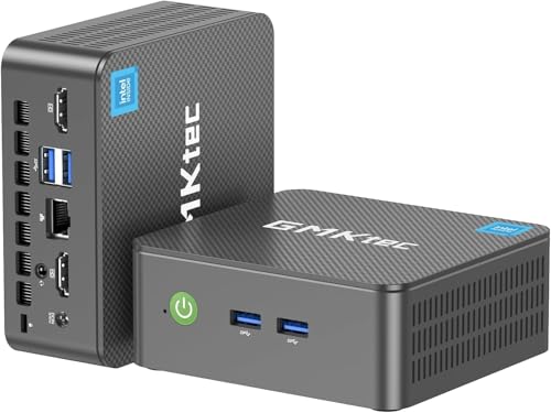 【インテル Core i3 10110U 初登場】GMKtec ミニpc G3 Pro Win11 Pro mini pc 最大4.1GHz WIFI6 BT5.2 小型 M.2 2242 ミニパソコン 2画面出力 超軽量 超小型VESA付き デスクトップpc 企業用/業務用/在宅用に最適 (Intel i3 10110U DDR4 8GB+256GB) 1