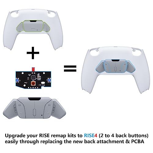 背面ボタン付きコントローラーではなく、RISEをRISE4キットに変えます–eXtremeRate再設計されたK1 K2 K3 K4背面ボタンハウジング&ps5コントローラー全モデル向けeXtremeRate RISE&RISE4リマップキット対応用PCBボード-コントローラーとその他のRISEアクセサリは含まれていません【ニューホープグレー】の特徴・詳細 画像